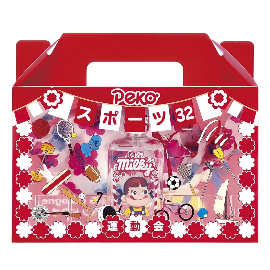 【新品未使用】アクアシャボン×ペコちゃん運動会　ミルキーの香り×2個セット Amazon | 不二家 アクアシャボン×ペコちゃん運動会 コロン
